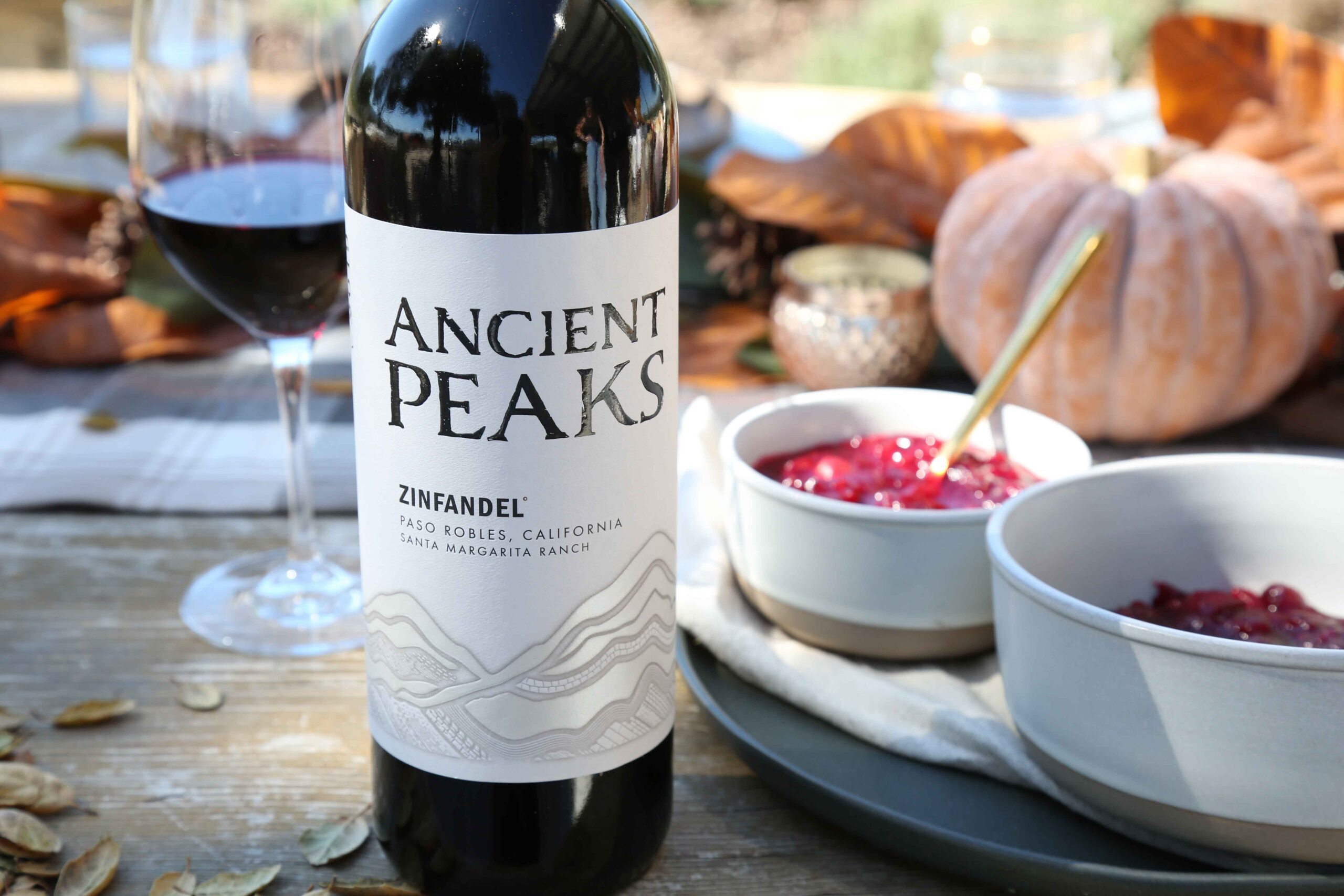 zinfandel paired with jalapeno cranberry sauce thanksgiving